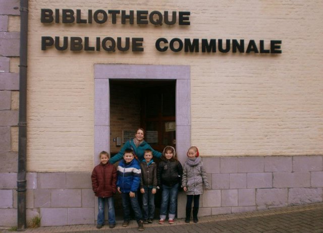 Visite de la bibliothèque communale 2012