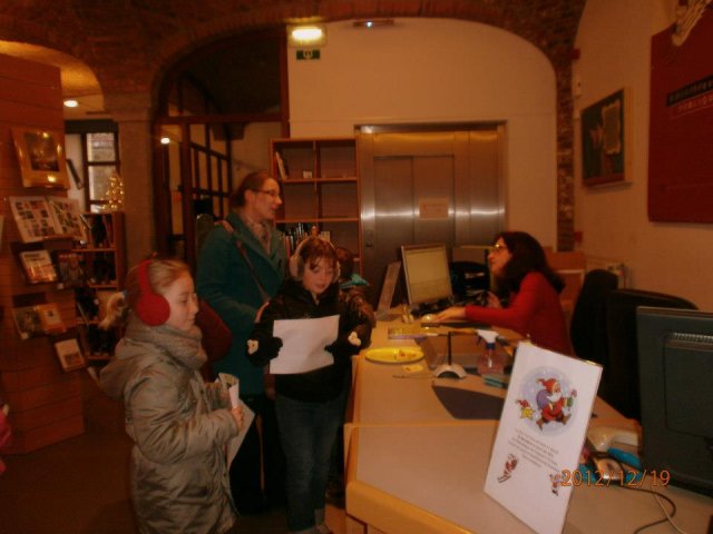 Visite de la bibliothèque communale 2012